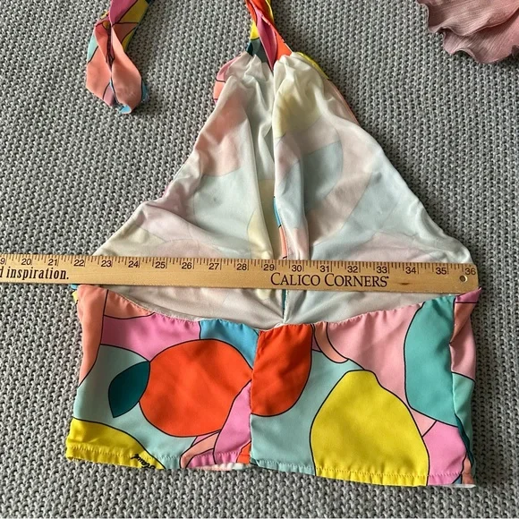 Bundle STAUD Kai Twist Halter Crop Top - Picture 5 of 6